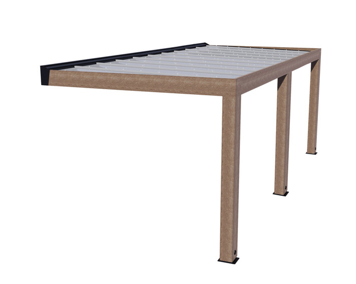 Terrasstak Helsinki Cederträ 665 x 300 cm Canopia by Palram